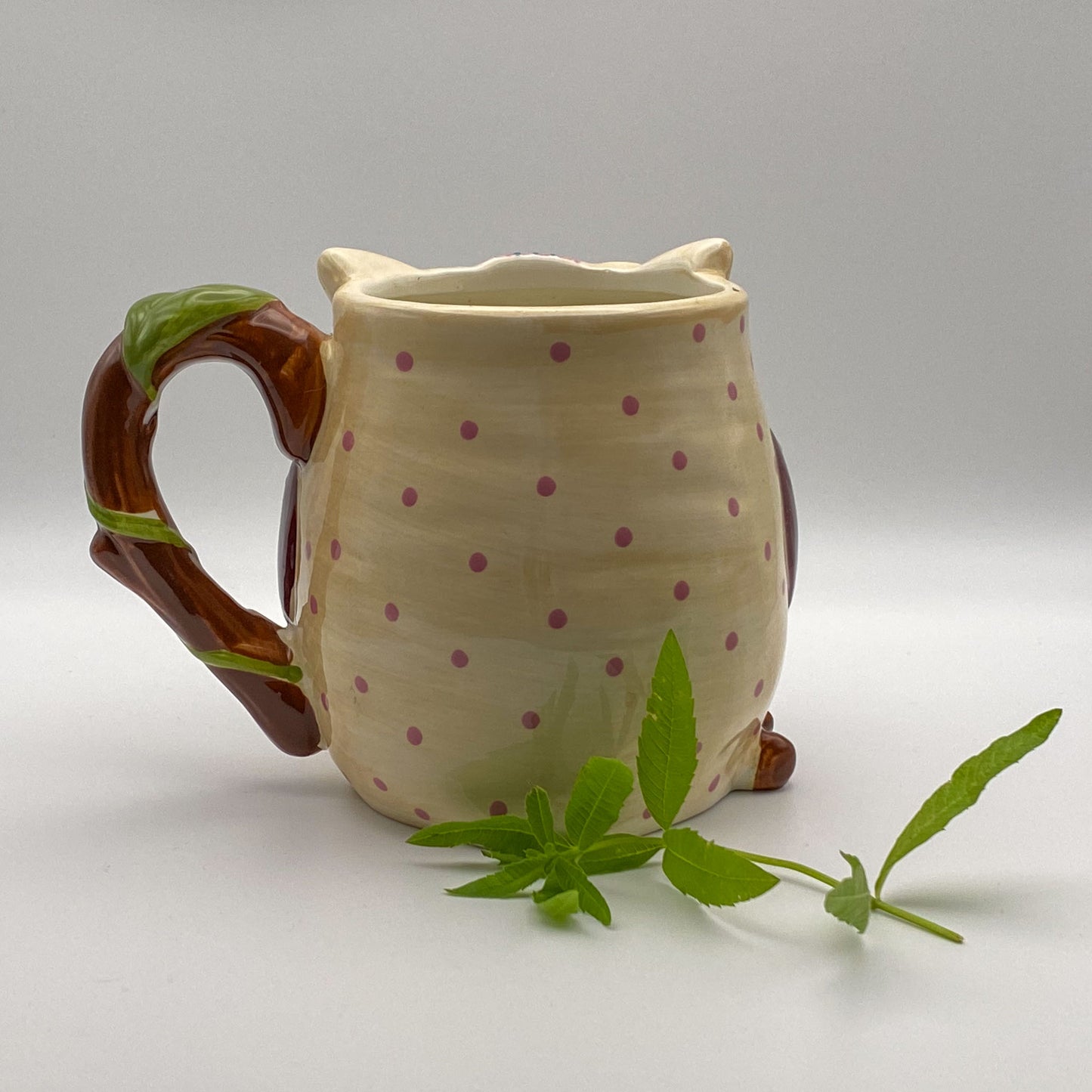 Becher "Olli the Owl" von Pier Imports, handbemalt