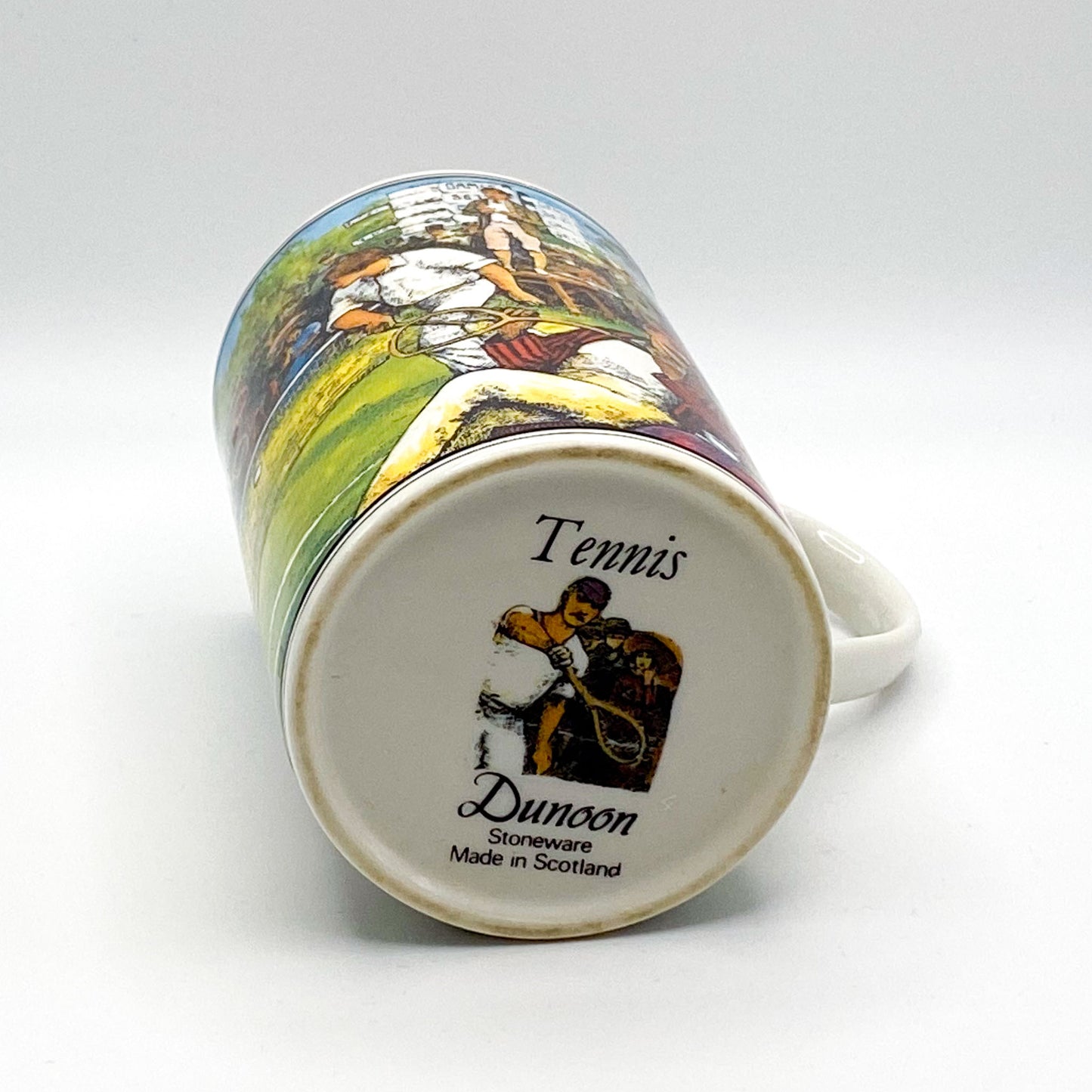 Becher "Tennis" - Dunoon Porzellanbecher (Made in Scotland)